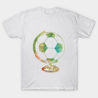 Soccer Ball Globe T-Shirt